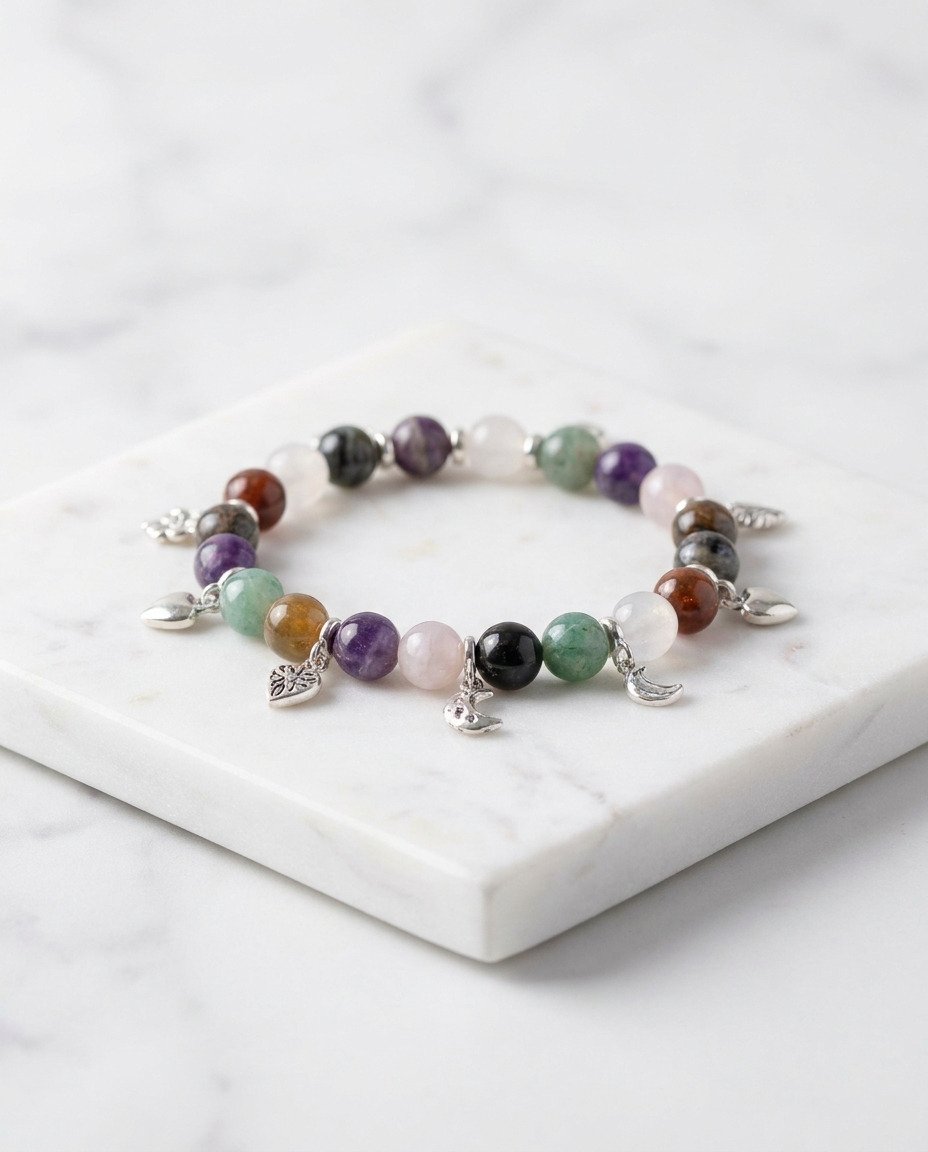 Beaded Charm Bracelet