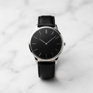 Minimalist Black Dial Watch