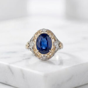 Vintage Filigree Cocktail Ring