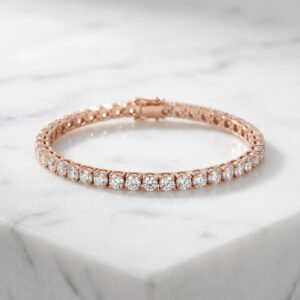 Rose Gold Tennis Bracelet
