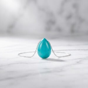 Turquoise Teardrop Pendant